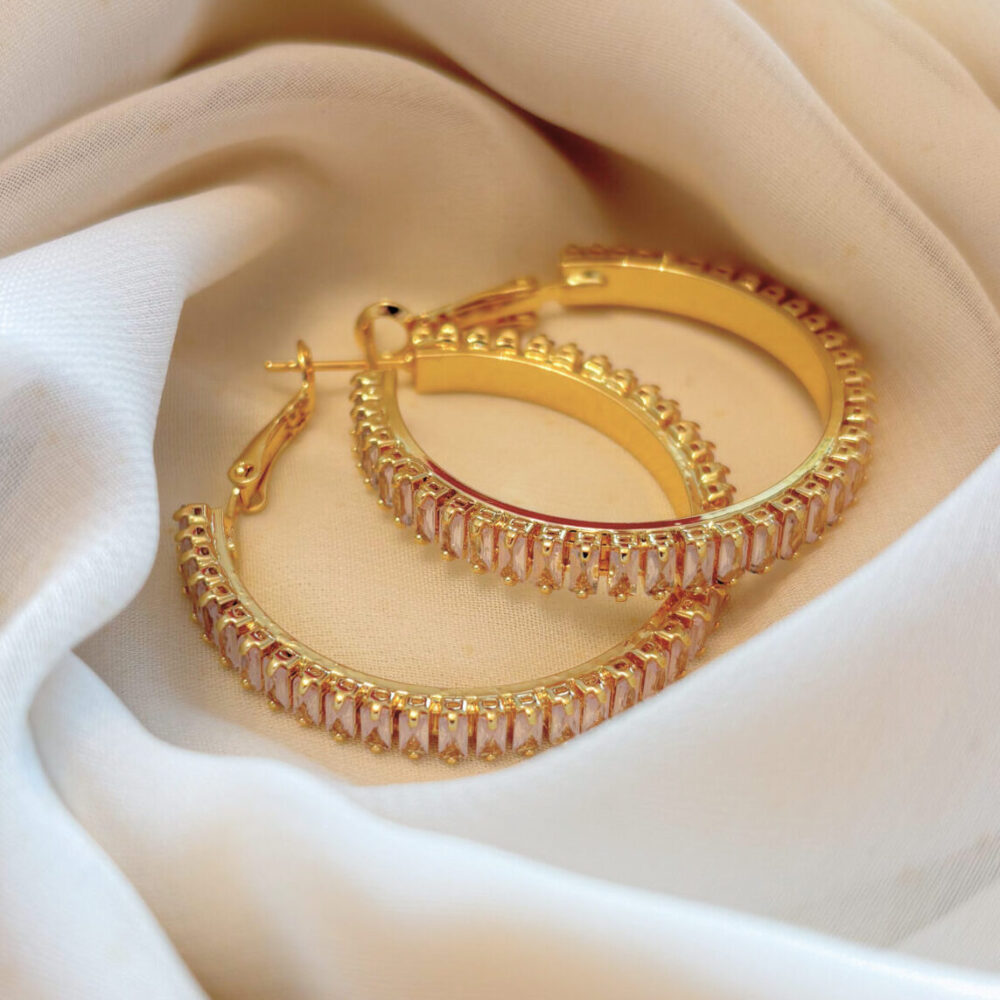 Boucles d'oreilles Créoles Glamour