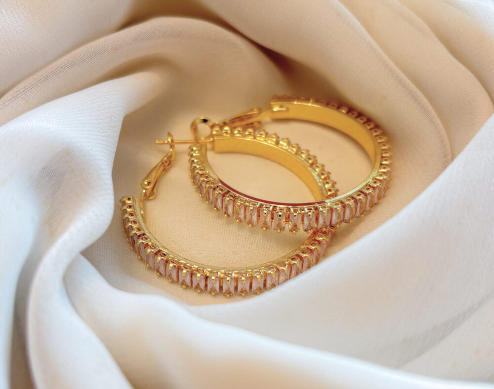 Boucles d'oreilles Créoles Glamour
