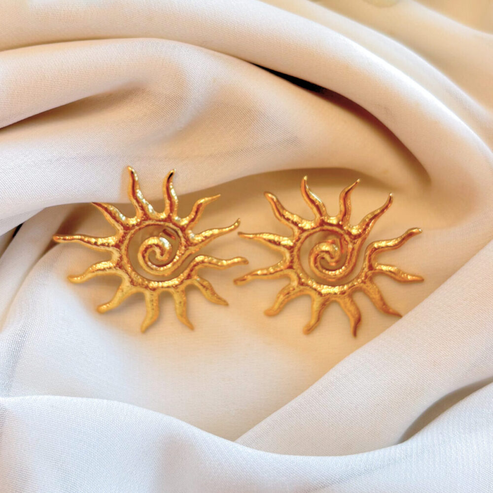 Boucles d'oreilles Soleil