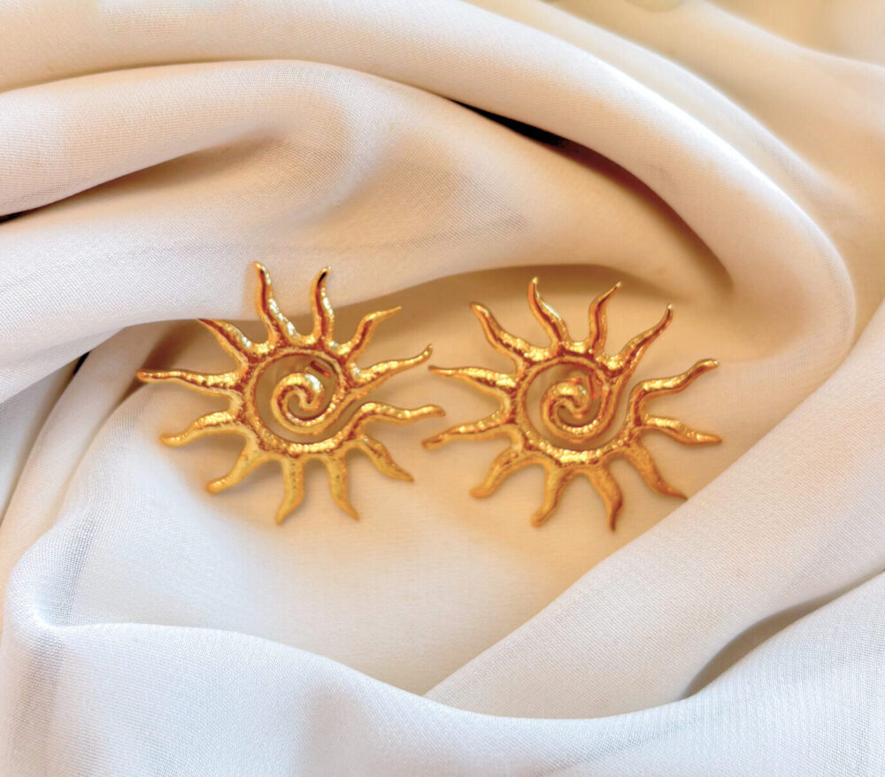 Boucles d'oreilles Soleil