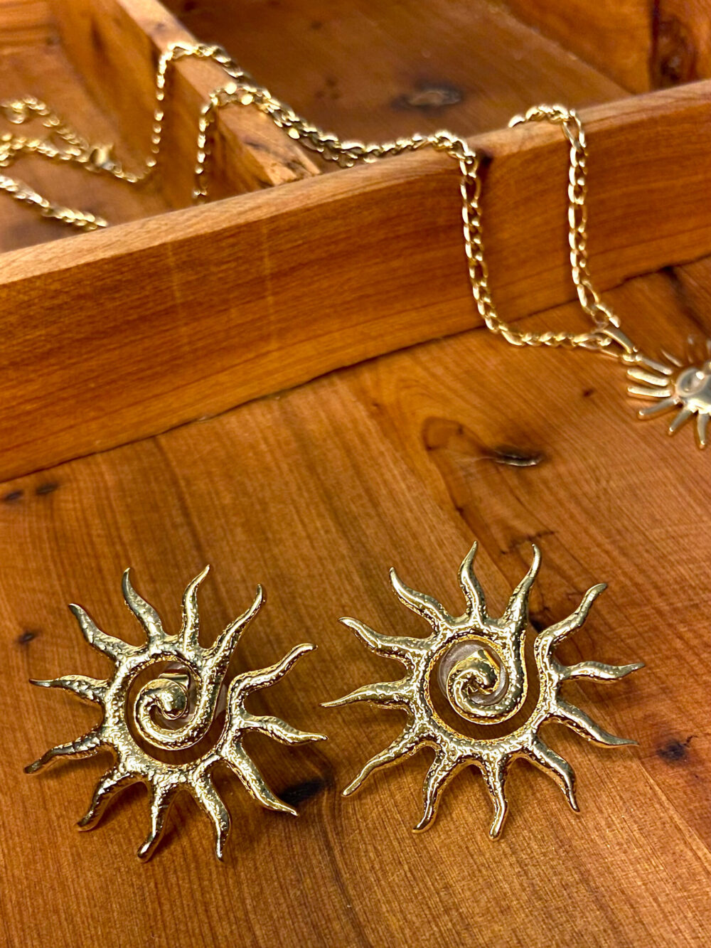 Boucles d'oreilles Soleil – Image 2