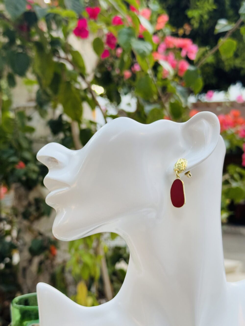Boucles d'oreilles Bordeaux – Image 2