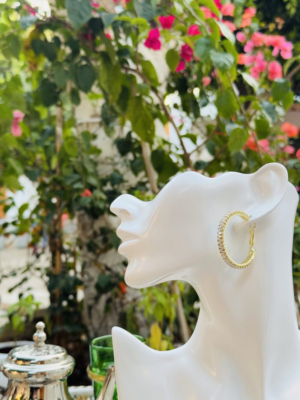 Boucles d'oreilles Créoles Glamour – Image 2