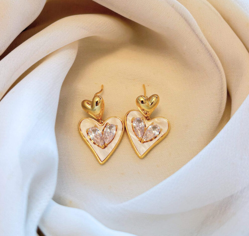 Boucles d'oreilles Cœur