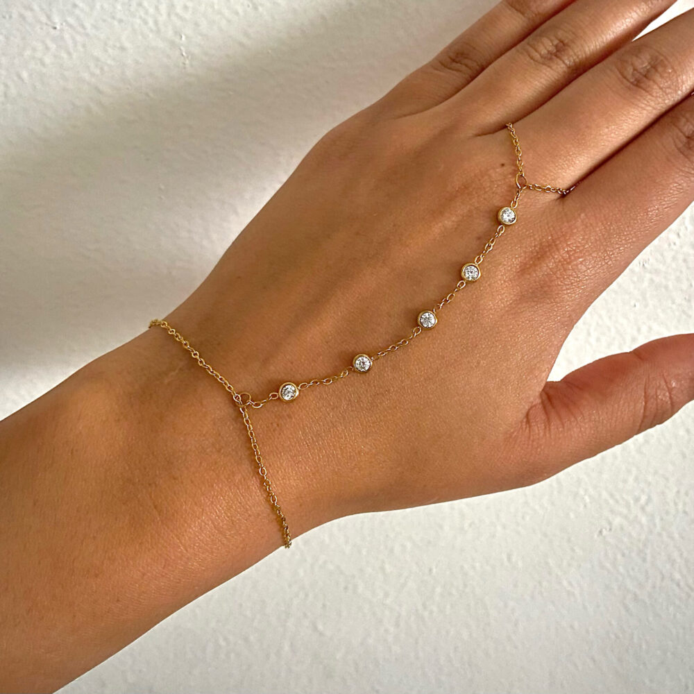 Bracelet bague Diya