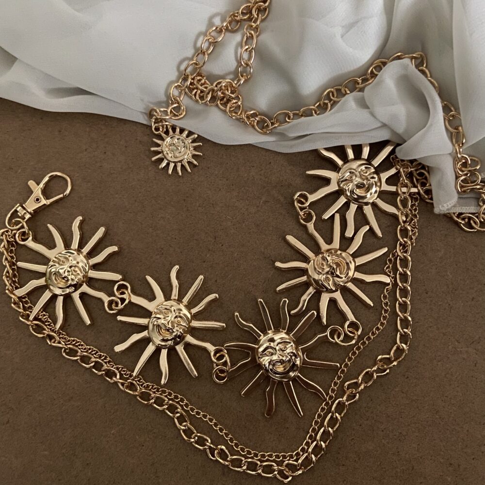 Ceinture chaîne Soleil