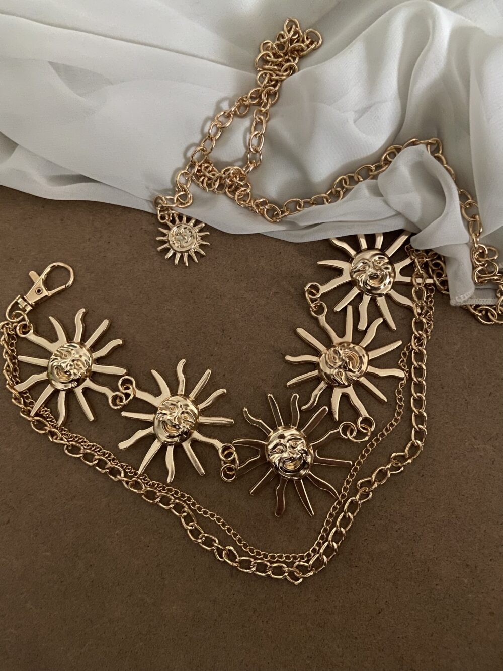 Ceinture chaîne Soleil